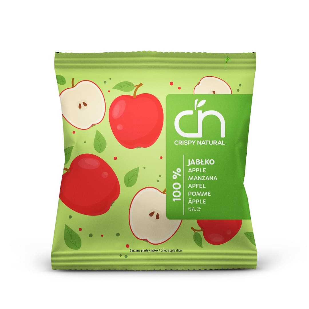 Crispy Natural - Apple - 18g – Crispy Natural förpackning