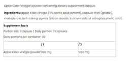 Nutriversum - Apple Cider Caps - 90 Caps