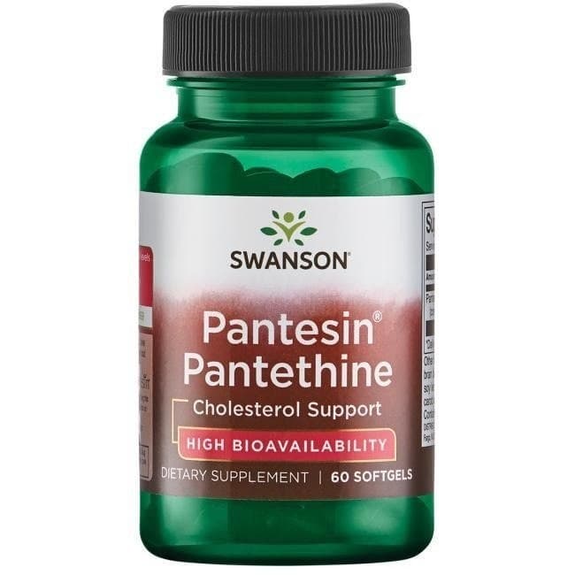 Swanson - Pantesin Pantethine - 60 Sgels – Swanson förpackning