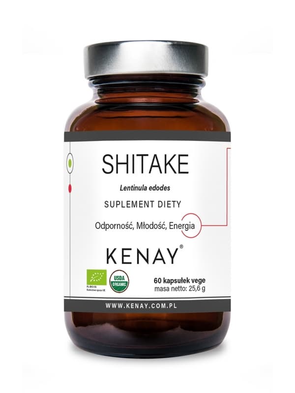 Kenay - Shiitake - 60 kapslar – förpackning