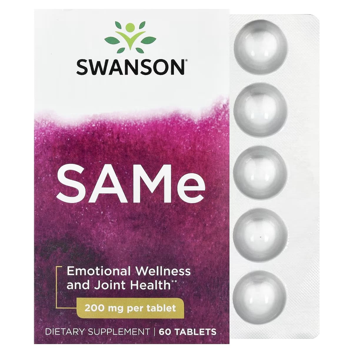 Swanson - SAMe - 60 tabletter