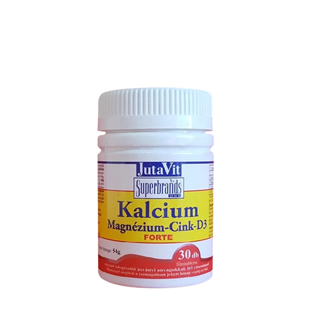 Jutavit - Calcium Magnesium Zinc D3 Forte – Jutavit förpackning