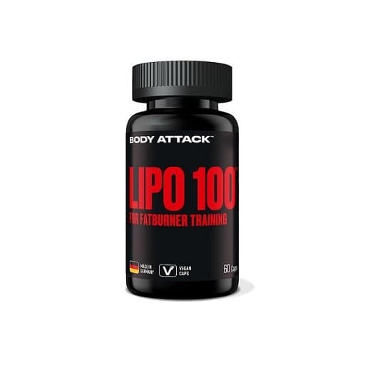Body Attack - Lipo 100 - 60 kapslar – Body Attack förpackning