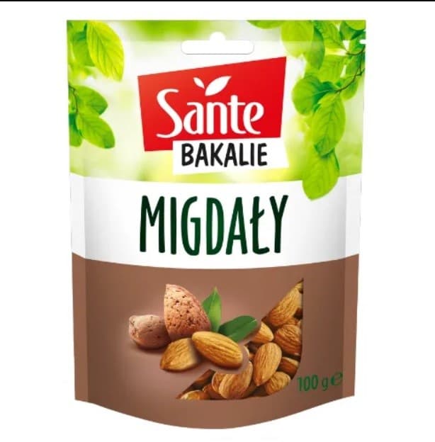 Sante - Almonds - 100g – Sante förpackning