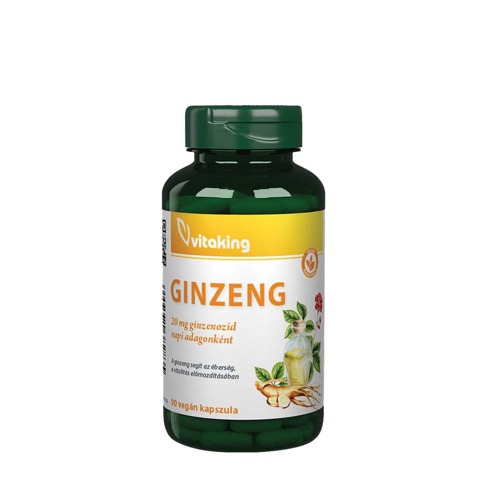 Vitaking - Ginseng Extract 100mg – Vitaking förpackning