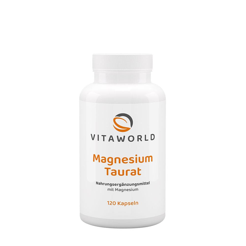 Vitaworld - Magnesium Taurate - 120 Caps – Vitaworld förpackning