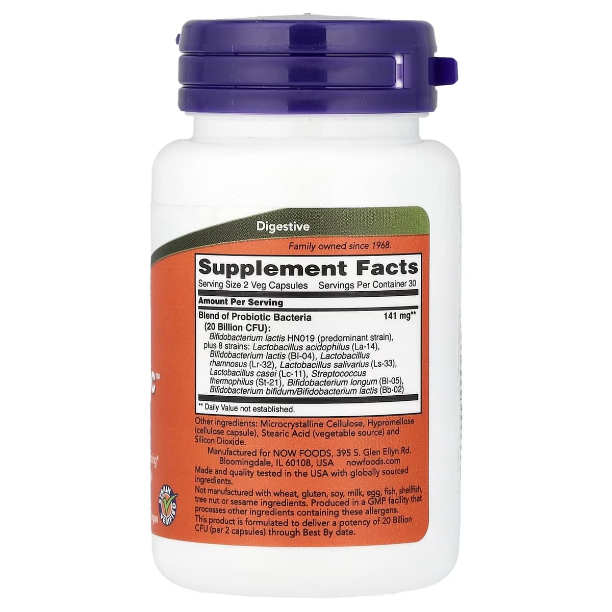 NOW Foods - Clinical Gi Probiotic - 60 Vcaps