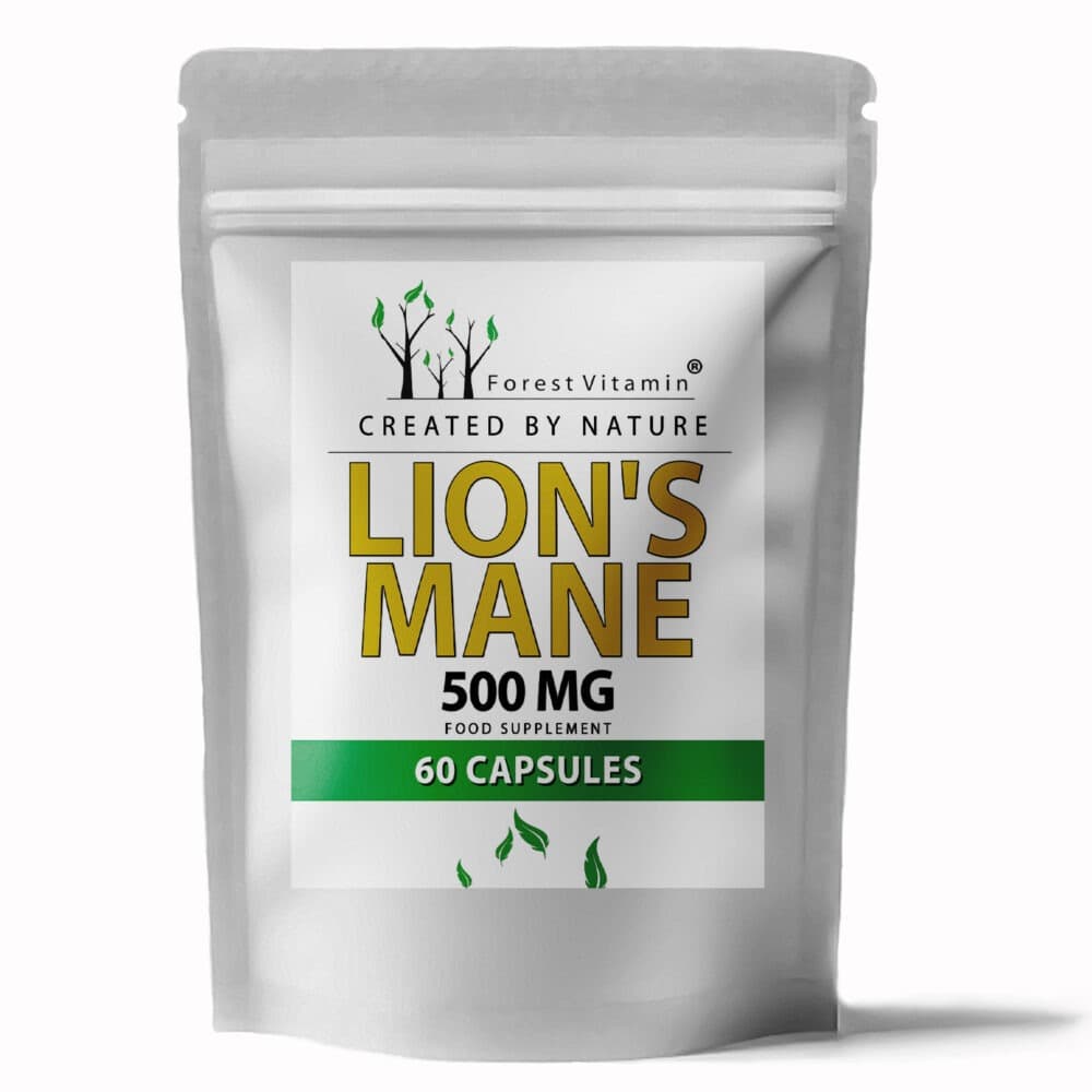 Forest Vitamin - Lion's Mane - 60 Capsules – Forest Vitamin förpackning