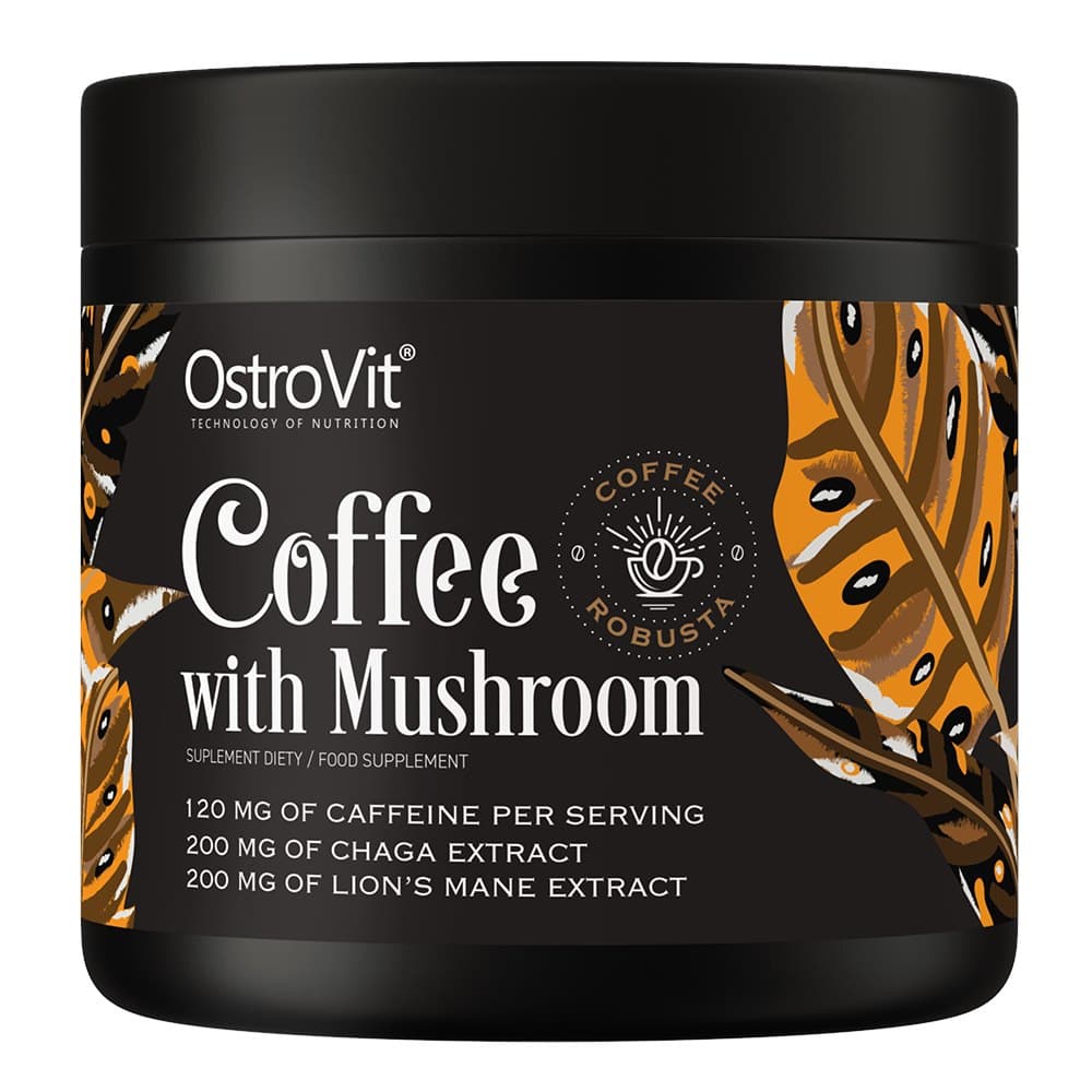 OstroVit - Kawa z grzybami (150 g) – OstroVit förpackning