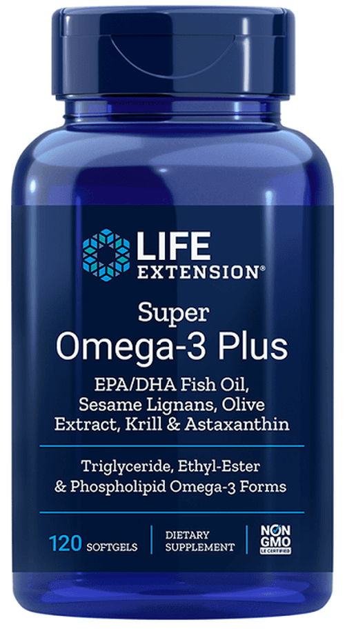 Life Extension - Super Omega-3 Plus - 120 Sgels – Life Extension förpackning