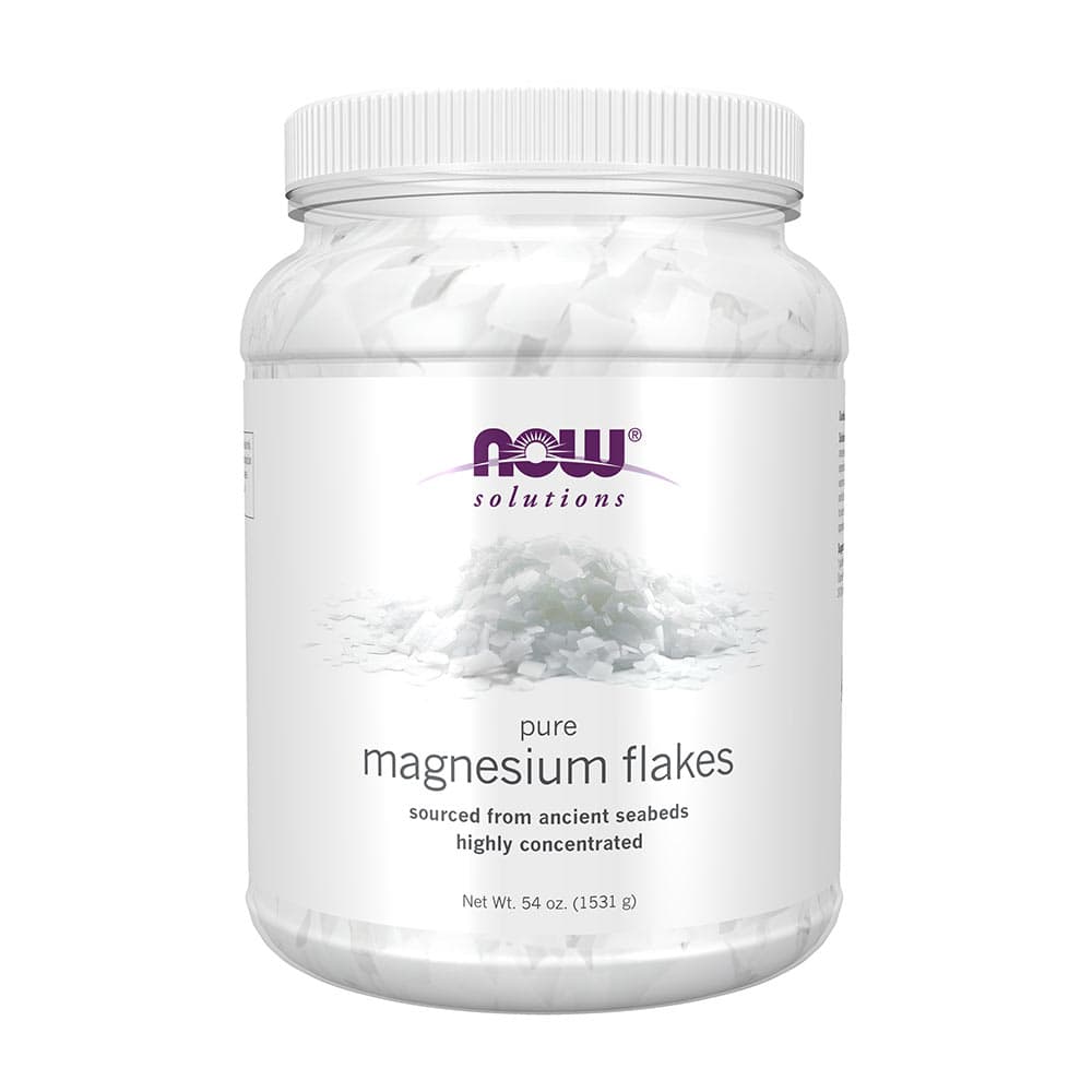 NOW Foods - Magnesium Flakes - 1531g – NOW Foods förpackning