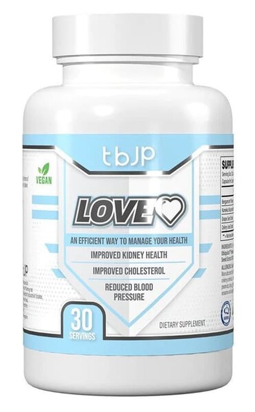 Trænet af JP - Love Heart - 60 Kapsler – Trained by JP packaging