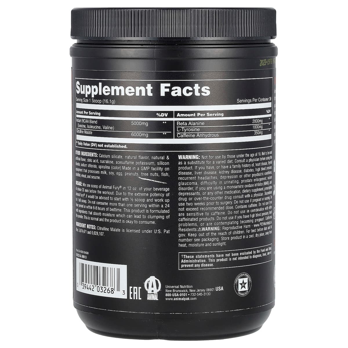 Universal Nutrition - Green Apple - 30 Servings - 405.0g