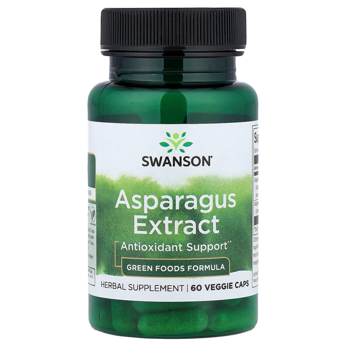 Swanson - Asparagus Extract - 60 Vcaps