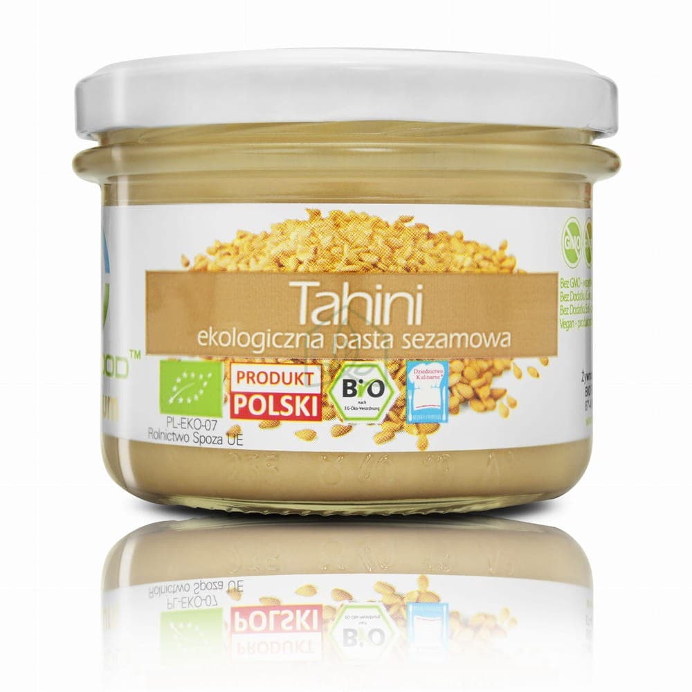 Bio Food - Tahini - 180g – Bio Food förpackning