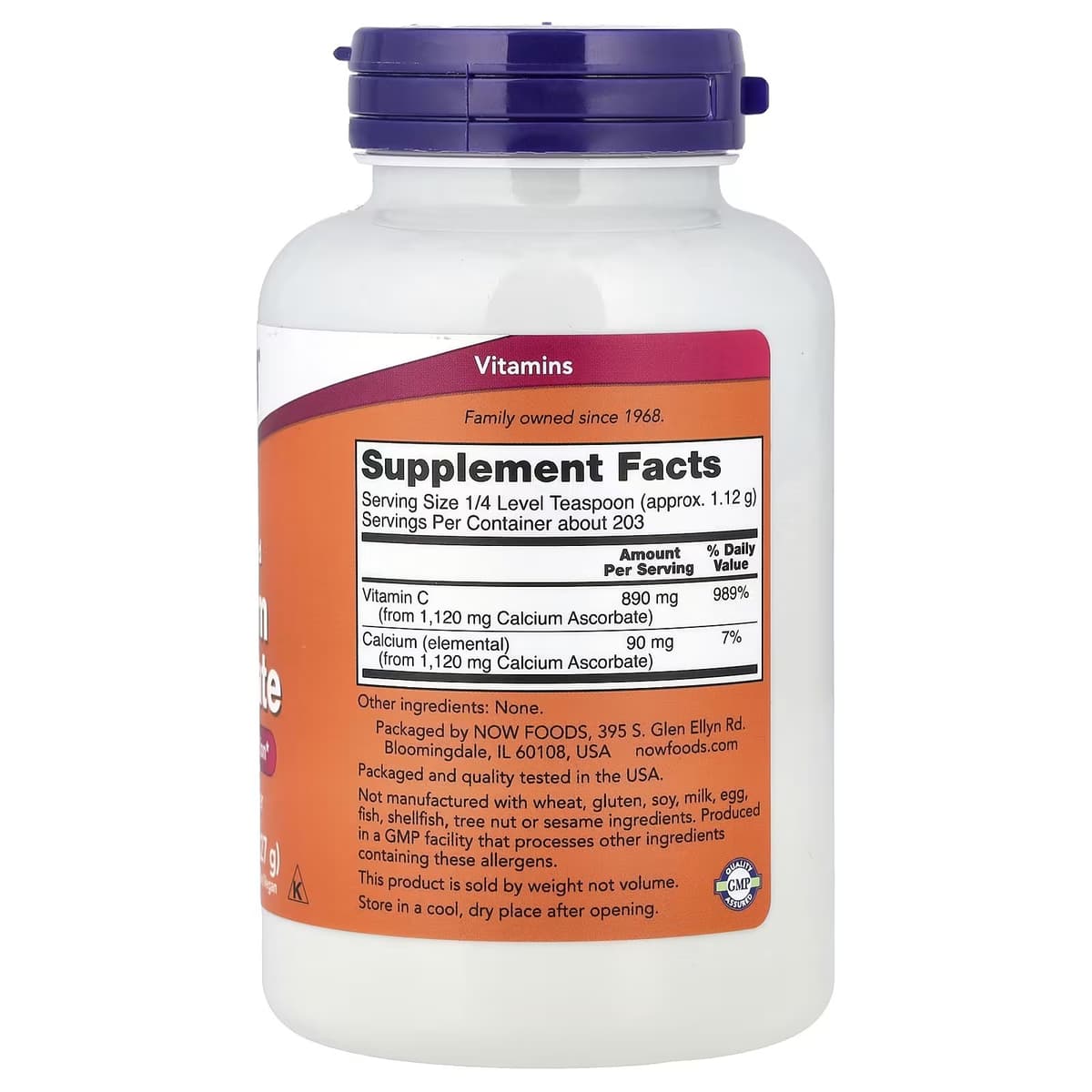 NOW Foods - Calcium Ascorbate - 227g