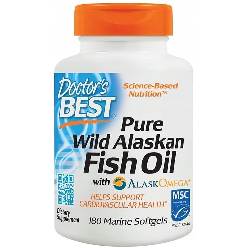 Doctor's Best - Pure Wild Alaskan Fish Oil – Doctor's Best förpackning