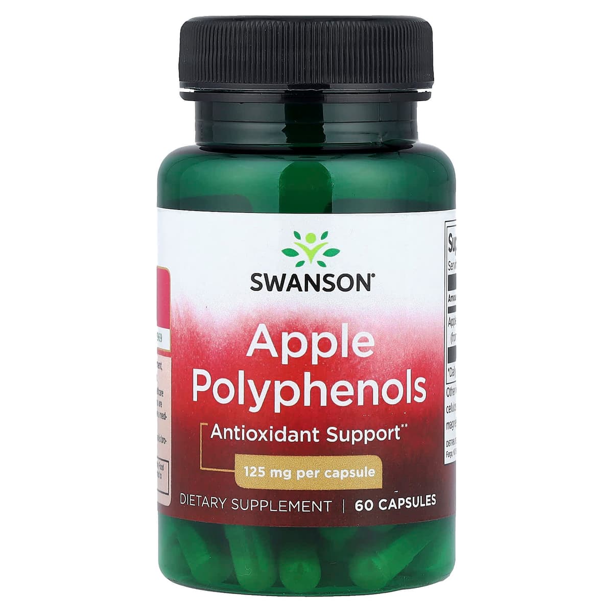 Swanson - Apple Polyphenols, 125mg - 60 Caps