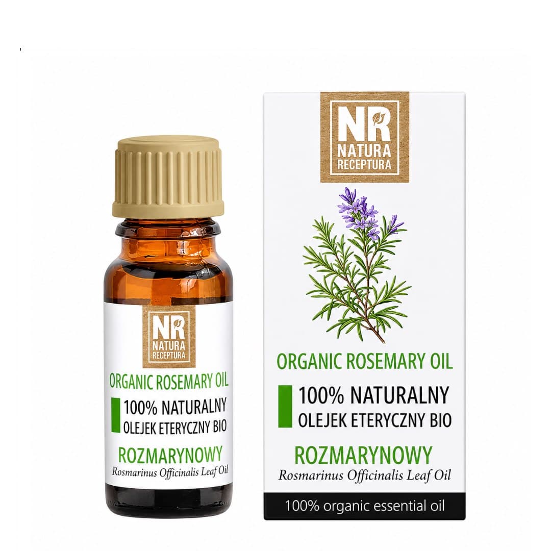Natura Receptura - Organic Natural Rosemary Essential Oil 10ml – Natura Receptura förpackning