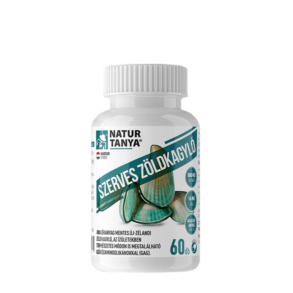 Natur Tanya - Organic Green Mussels - 60 Caps – Natur Tanya förpackning