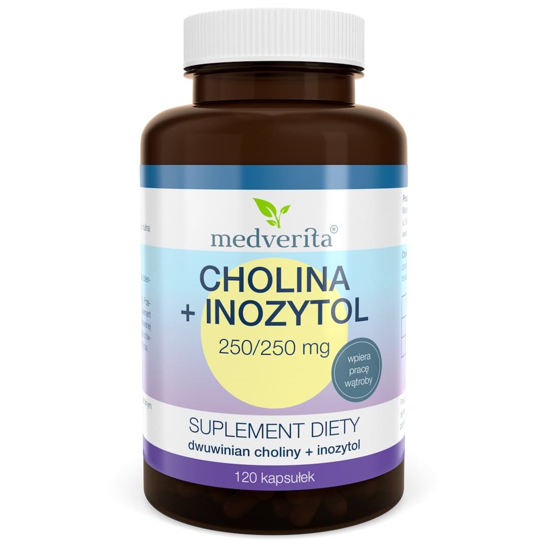 Medverita - Choline + Inositol - 120 Caps – Medverita förpackning