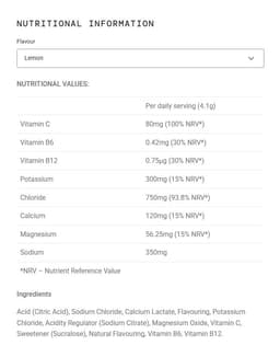 Science In Sport - Sportdryck SIS GO Hydro+ Elektrolyter - Lemon 6 X 4.1g