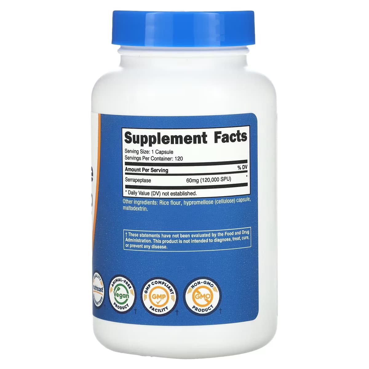 Nutricost - Serrapeptase - 120 Caps
