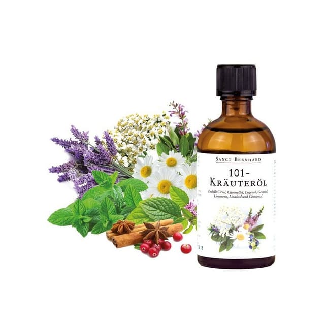 Kräuterhaus Sanct Bernhard - 101 Herb Oil - 100ml – Kräuterhaus Sanct Bernhard