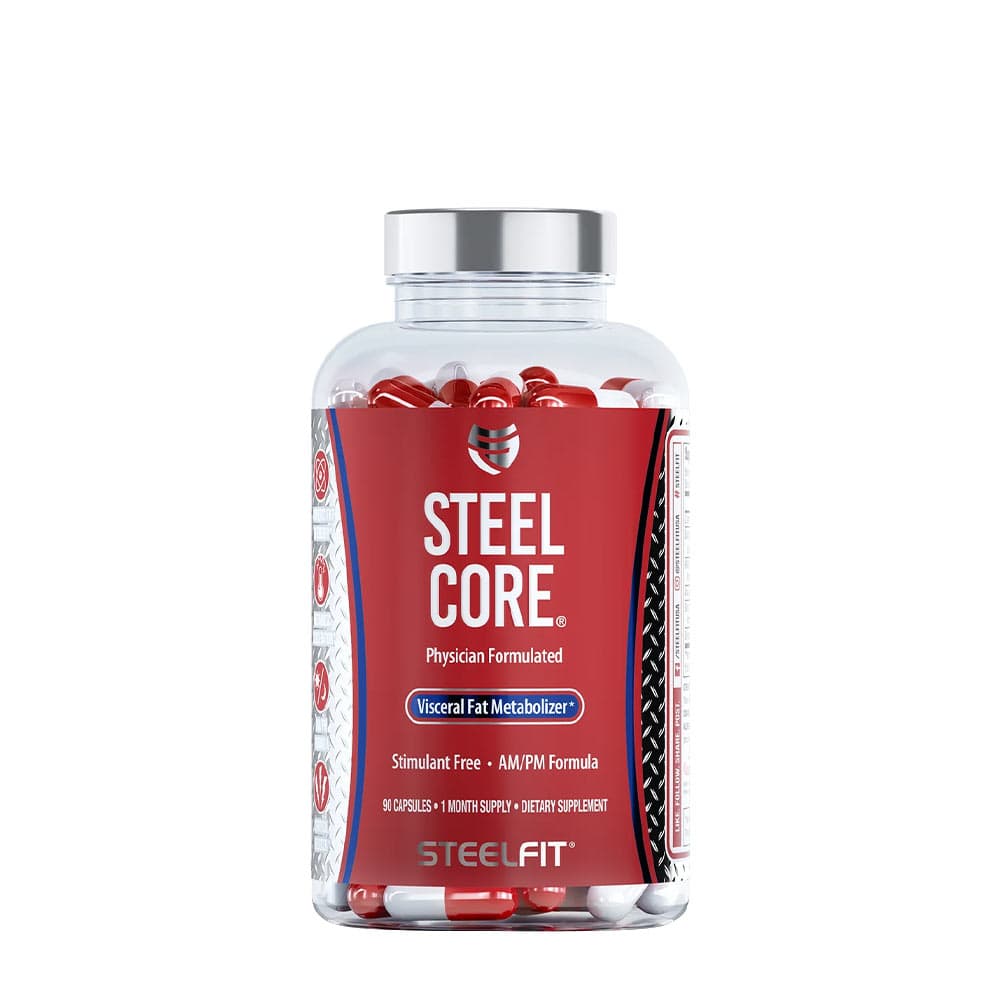 SteelFit - Steel Core - 90 Caps – SteelFit förpackning
