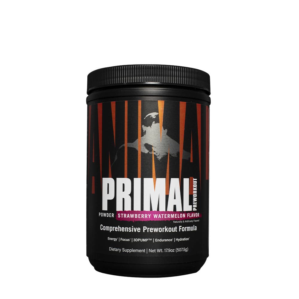 Universal Nutrition - Primal Preworkout Powder, Strawberry Watermelon - 507.5g