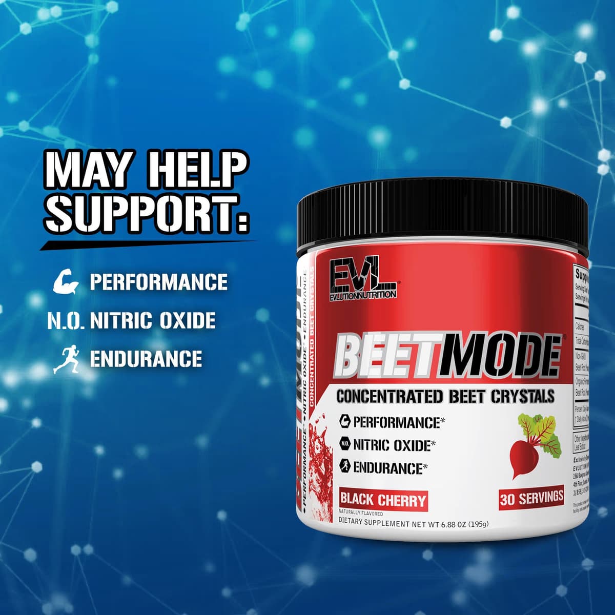 EVLution Nutrition - Beet Mode - Black Cherry - 6.88 oz
