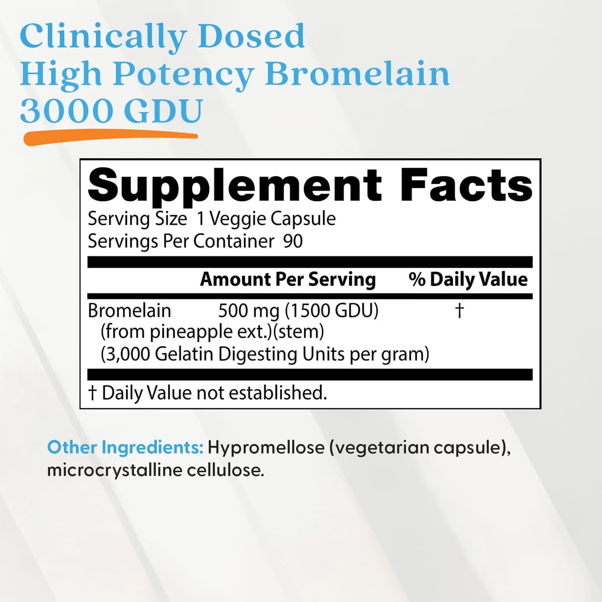 Doctor's Best - High Potency Bromelain 3000 GDU