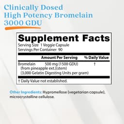 Doctor's Best - High Potency Bromelain 3000 GDU