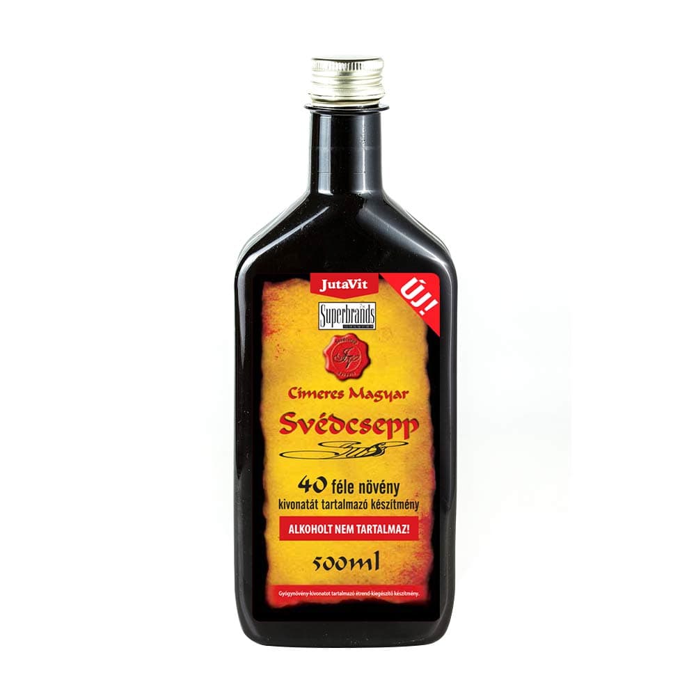 Jutavit - Swedish Bitters - 500ml – Jutavit förpackning