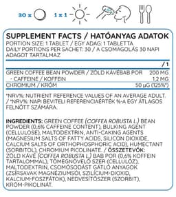 Nutriversum - Green Coffee + Chromium - 30 Tabs
