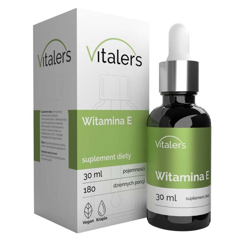 Vitaiers - Vitamin E - 30 ml – Vitaiers förpackning
