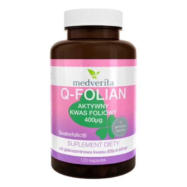 Medverita - Q-Folian - 120 Caps – Medverita förpackning