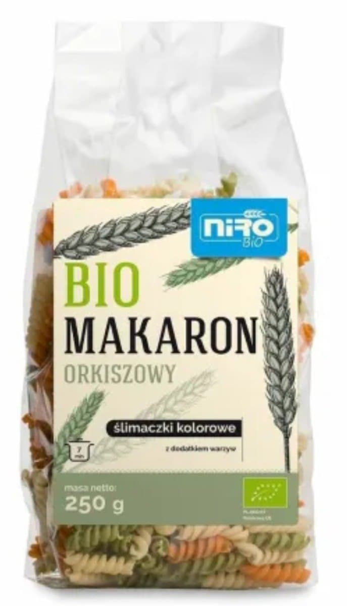 Niro - Organic Spelt Pasta - 250g – Niro förpackning