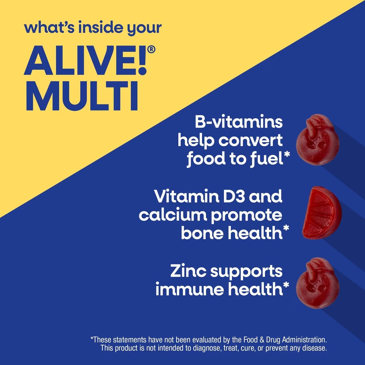 Nature's Way - Mænds Gummy Multivitamin - 60 Gummier