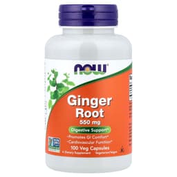 NOW Foods - Ginger Root - 100 Veg Capsules