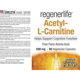 Natural Factors - Acetyl-L-Carnitine - 90 Caps