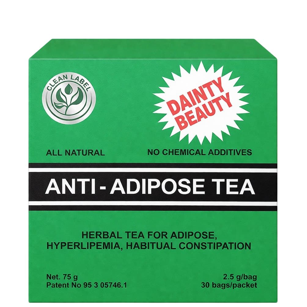 Dainty Beauty - Anti-Adipose Tea - 75g (30 Bags × 2.5g) – Dainty Beauty förpackning