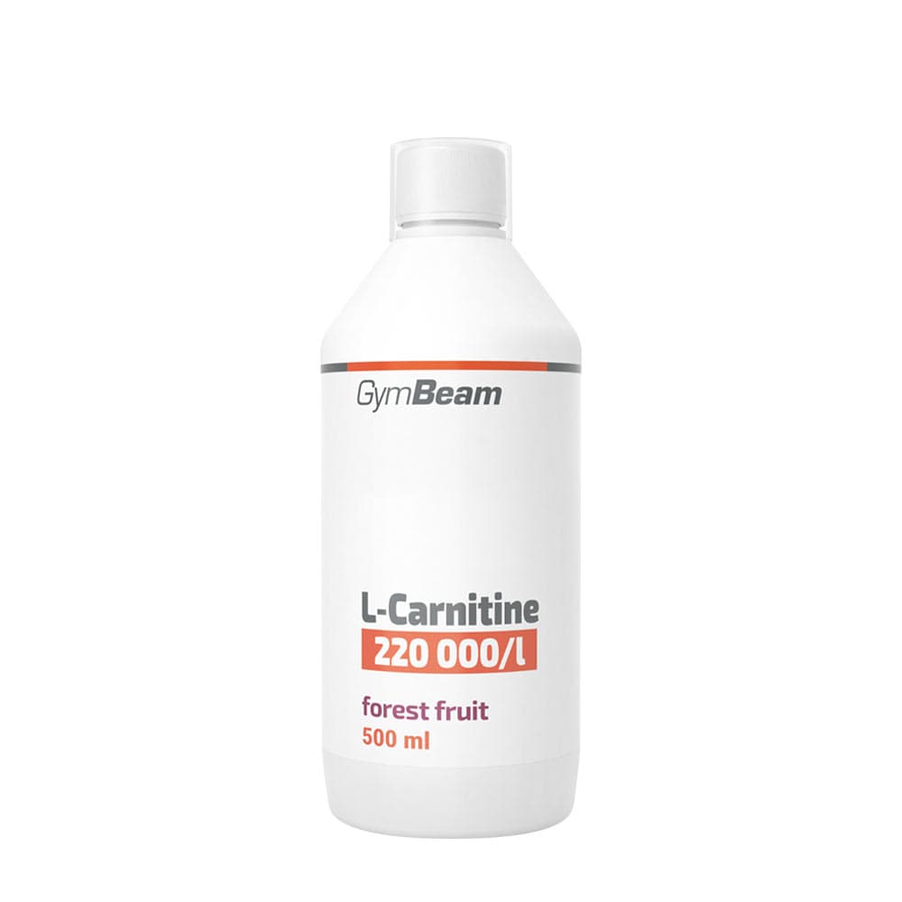 GymBeam - L-Carnitine - Forest Fruit - 500ml – GymBeam förpackning