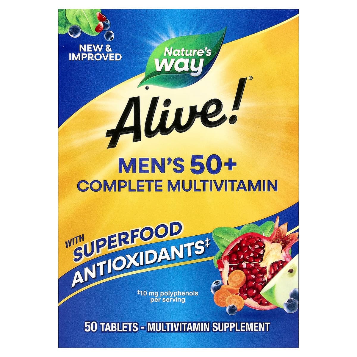 Nature'S Way - Men'S 50+ Complete Multivitamin - 50 Tabs