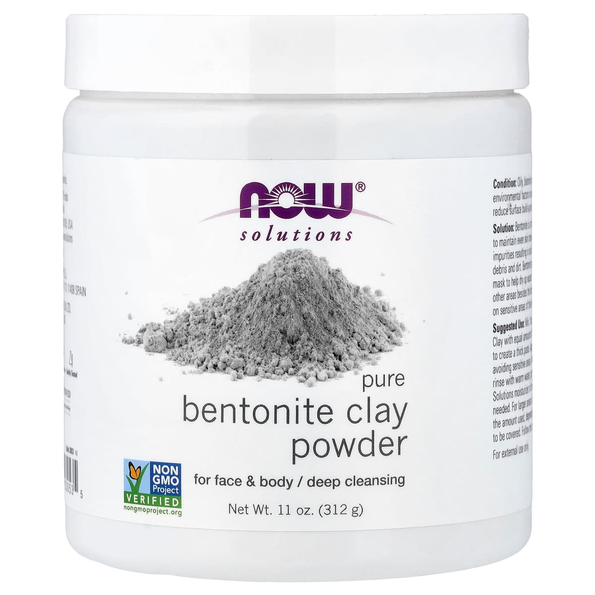 Now Foods - Bentonite Clay Powder - 312g