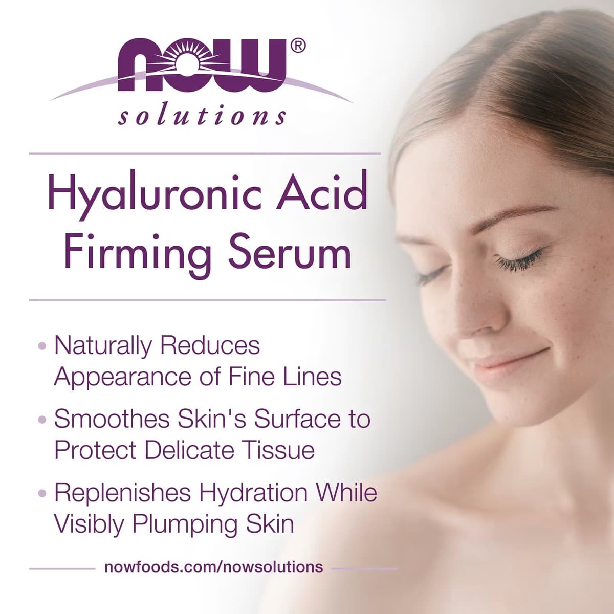 Now Foods - Hyaluronihappo kiinteyttävä seerumi - 30ml