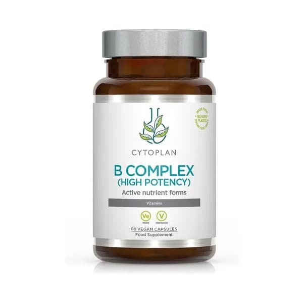 Cytoplan - B Complex (High Potency) - 60 Caps – Cytoplan förpackning