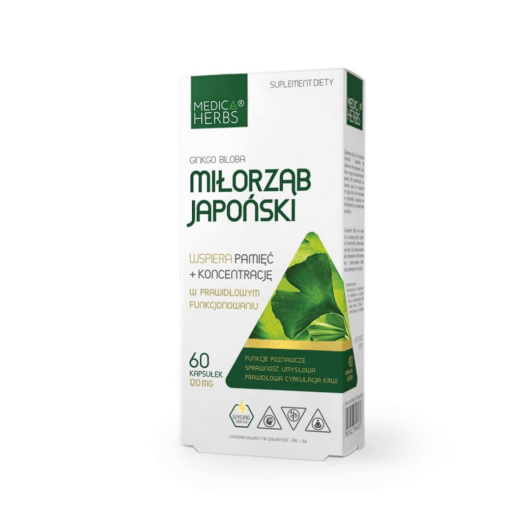 Medica Herbs - Ginkgo Biloba - 60 Caps