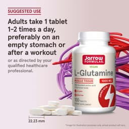 Jarrow Formulas - L-Glutamine, 1000mg - 100 Tabs