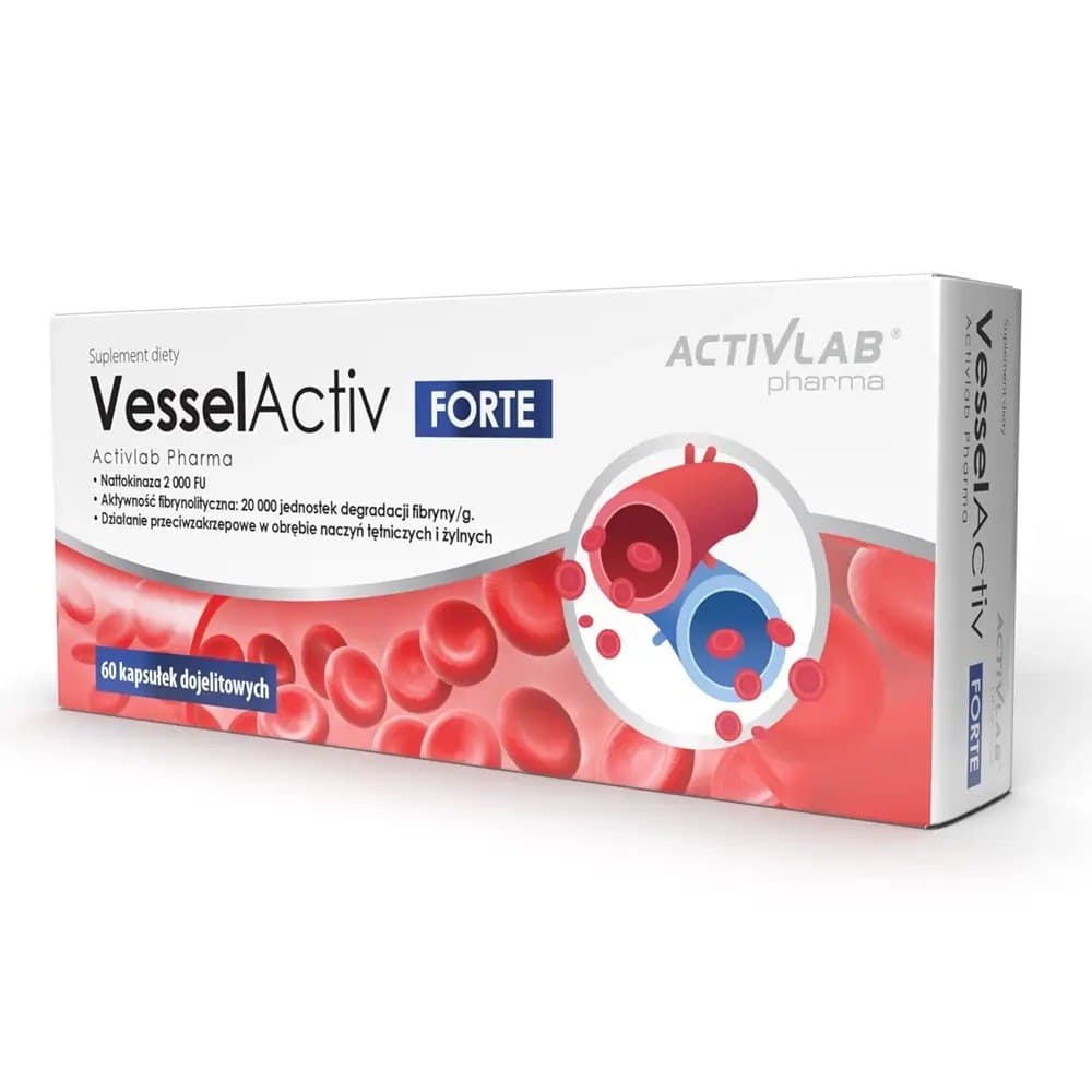 Activlab Pharma - VesselActiv Forte - 60 Caps – Activlab förpackning